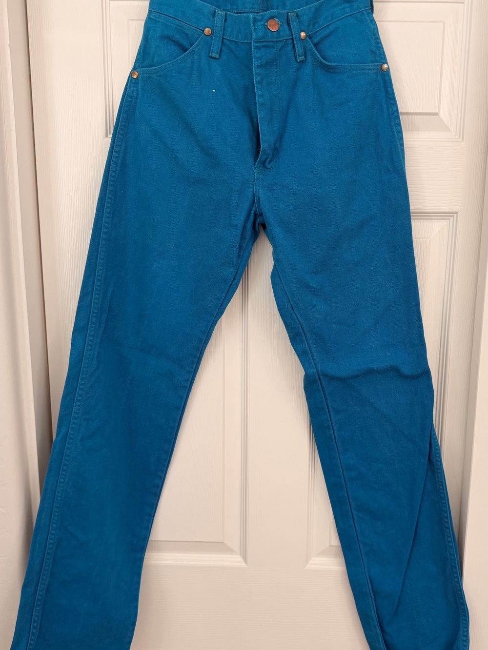 Woman’s Teal Blue Wrangler Jeans